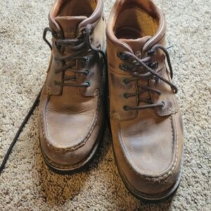 Men's DOCKERS Brown Leather ankle Boots Size 9